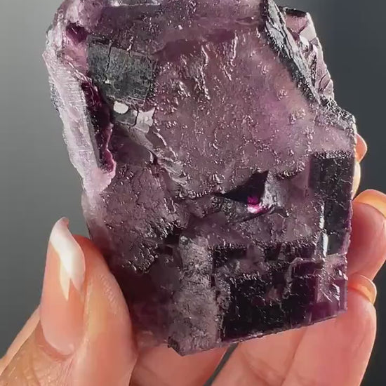 Purple Fluorite Specimen  From Okorusu,Namibia