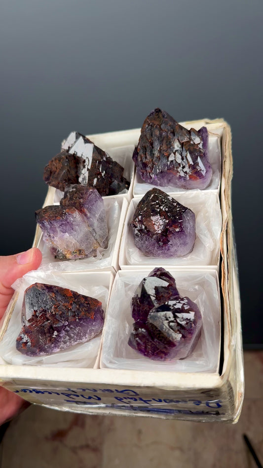 Elestial Alien Amethyst Specimen Lot