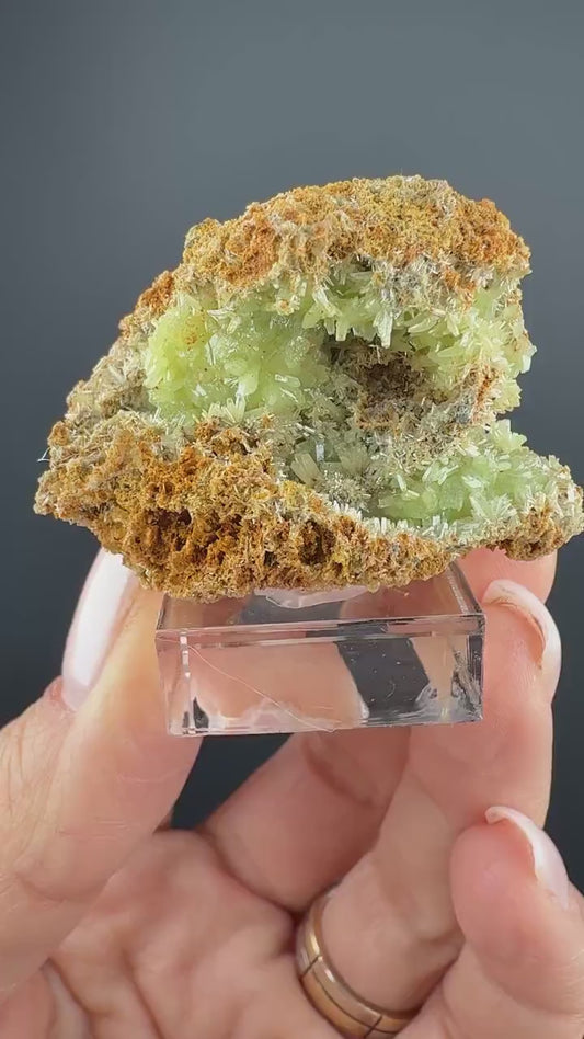 Green Pyromorphite Crystal Specimen