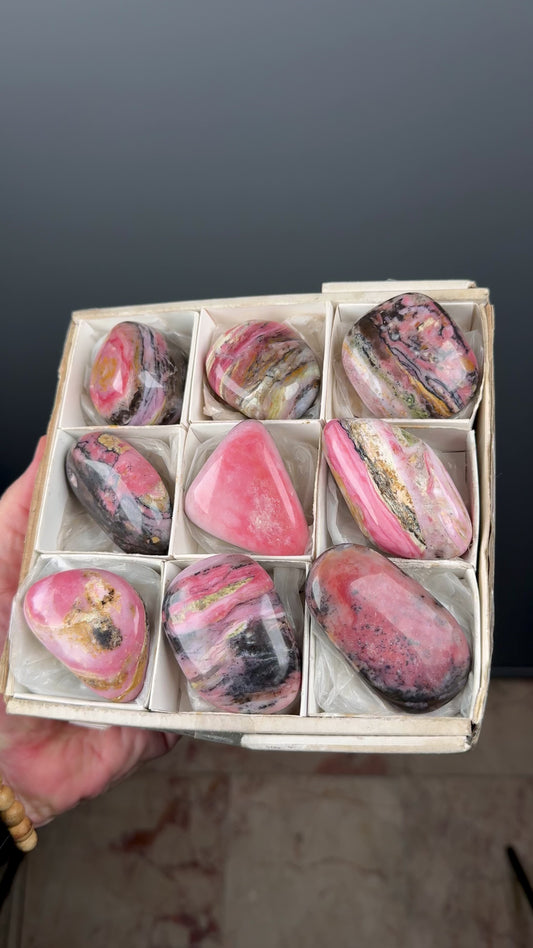 Dendritic Strawberry Opal Crystal Lot