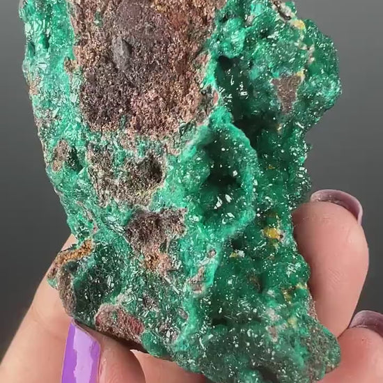 Activate Your Heart Chakra!Top Grade Green Dioptase Specimen, Green Dioptase Crystal