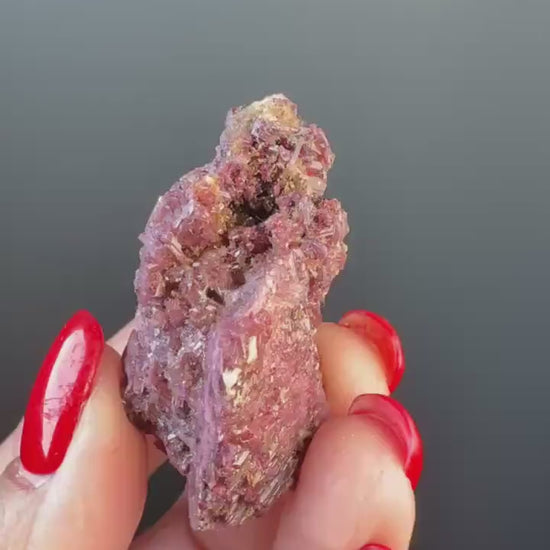 Beautiful Green - Pink Vesuvianite (Idocrase) Crystal from Jeffery Mine, Canada