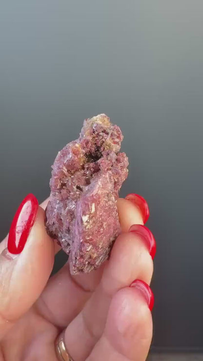 Beautiful Green - Pink Vesuvianite (Idocrase) Crystal from Jeffery Mine, Canada