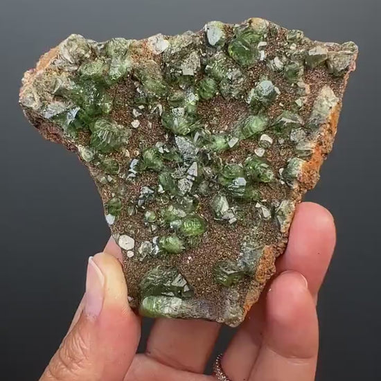 Rare! Green Ludlamite Crystal Mineral Specimen