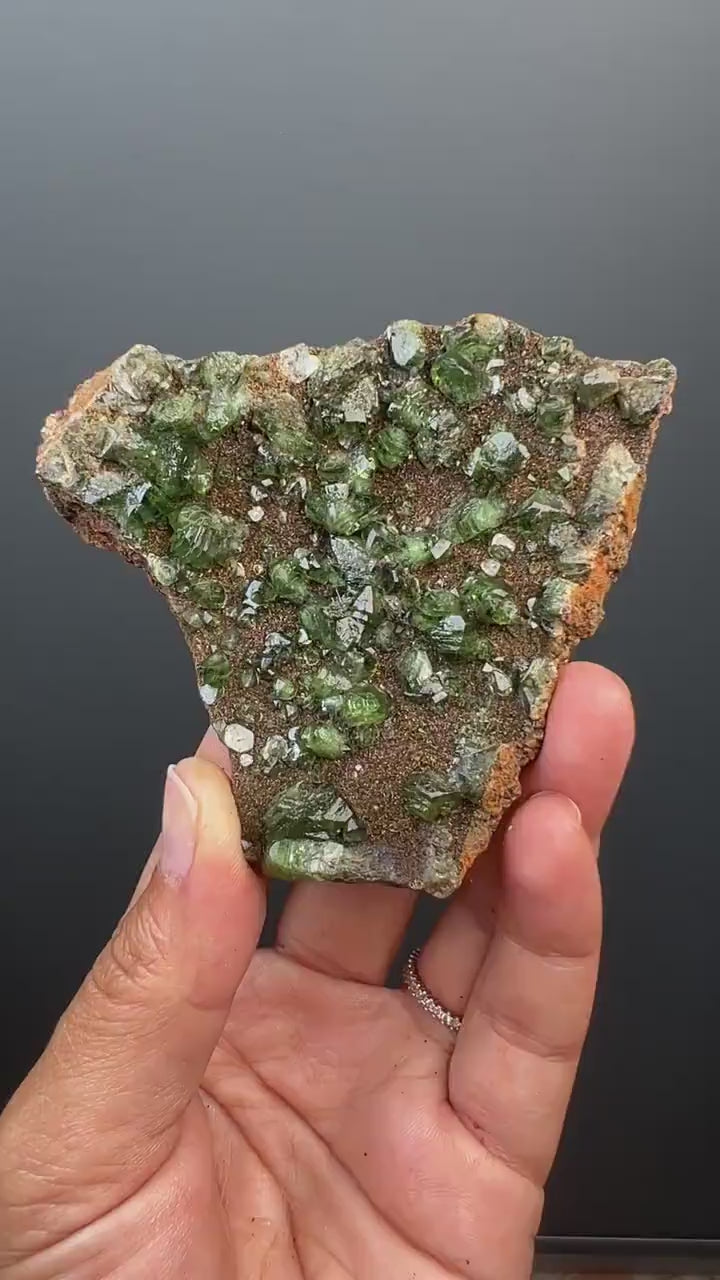 Rare! Green Ludlamite Crystal Mineral Specimen