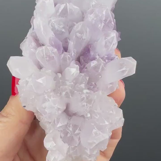 Amazing Piece! Icy Phantom Amethyst Crystal Specimen