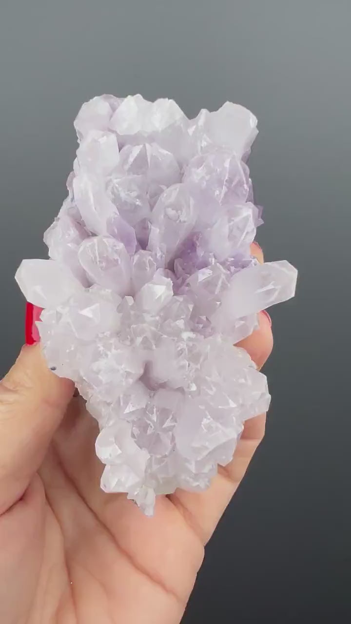 Amazing Piece! Icy Phantom Amethyst Crystal Specimen