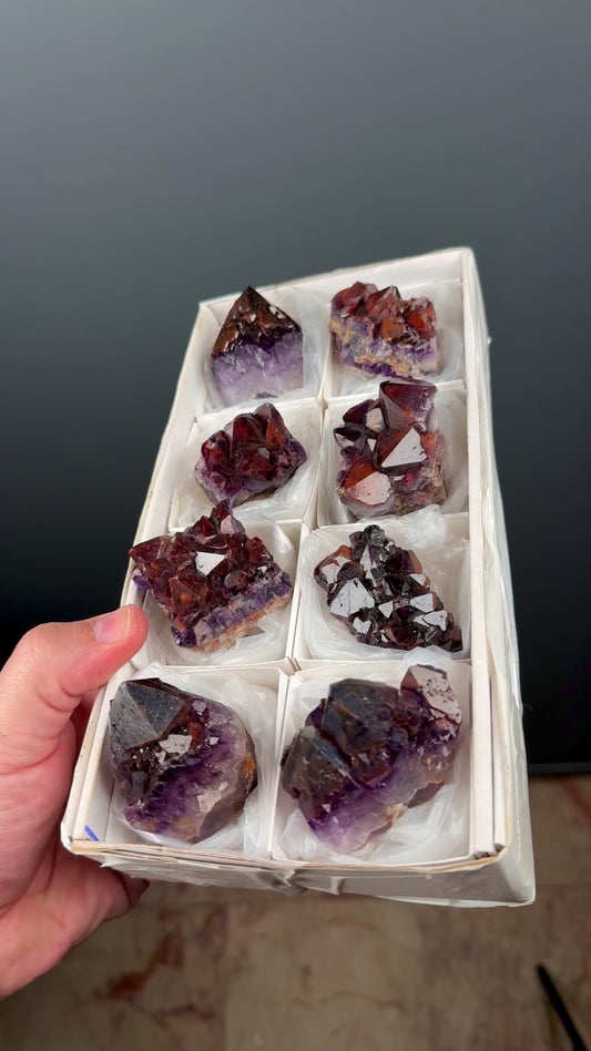 Elestial Alien Amethyst Specimen Lot