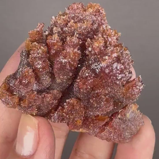 Red-Orange Zincite Specimen, Zincite Crystal