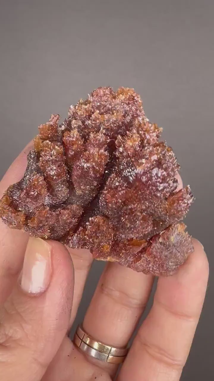 Red-Orange Zincite Specimen, Zincite Crystal