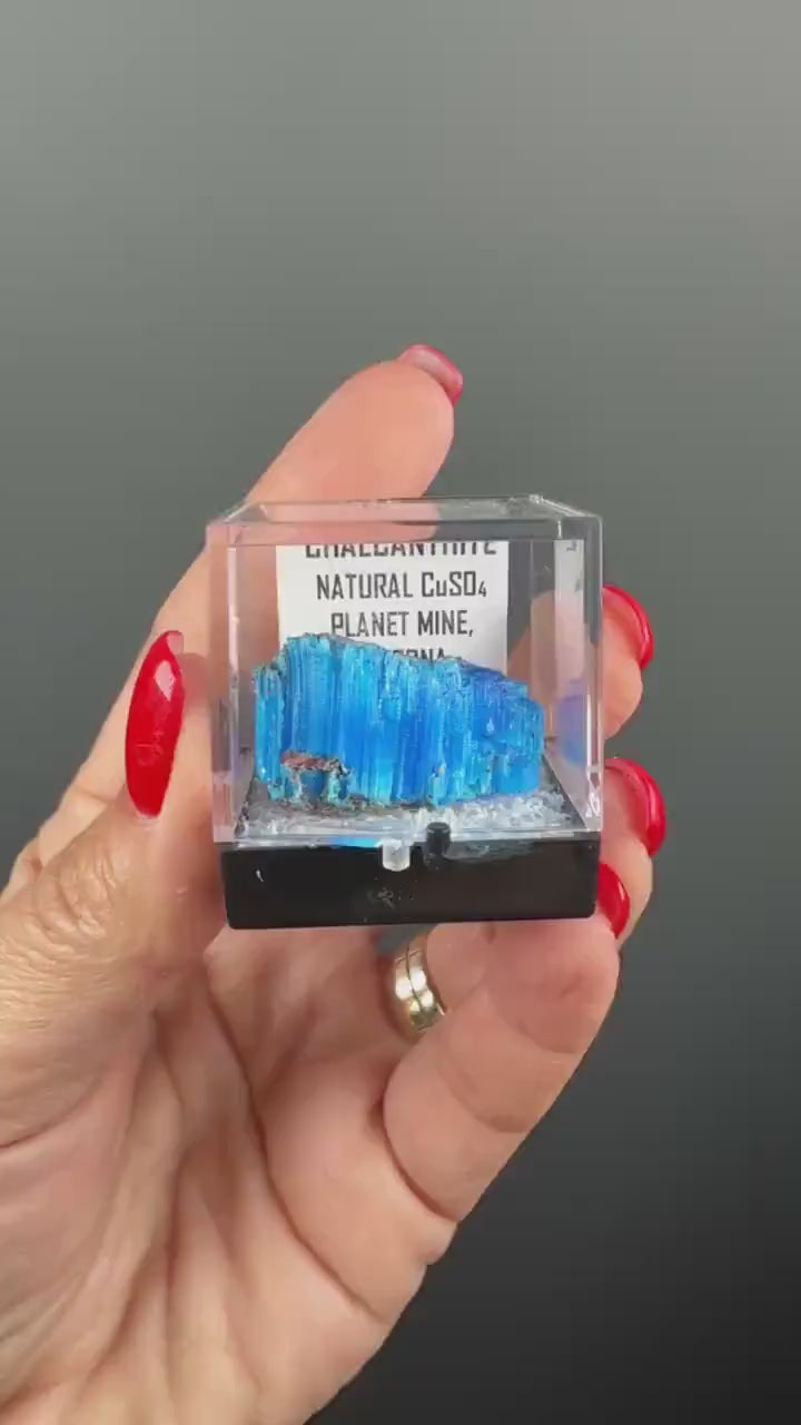 Amazing Blue Chalcanthite Specimen