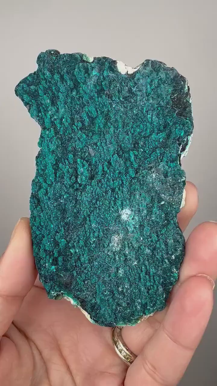 New! Pseudomorp Blue Chrysocolla Specimen from Peru