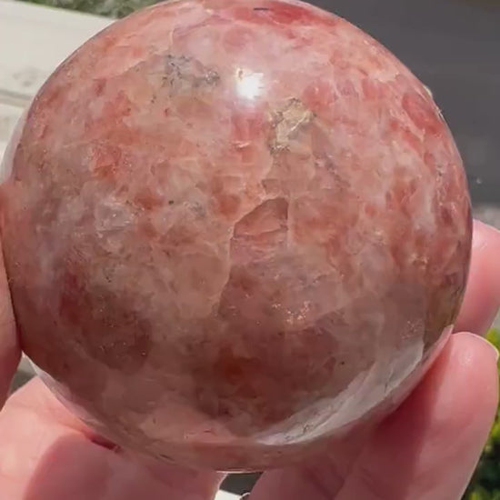 Stone of Joy! Sunstone  Sphere -63 mm