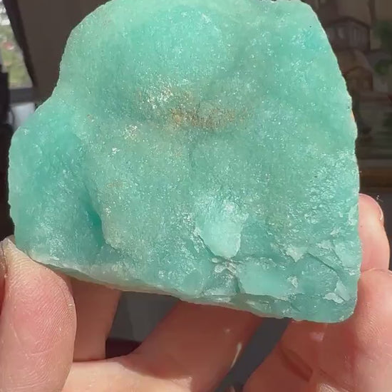 Blue Aragonite Cluster Mineral Specimen