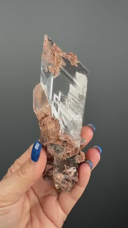 Naica Mexico Selenite Crystal,Prismatic Gypsum (Selenite)