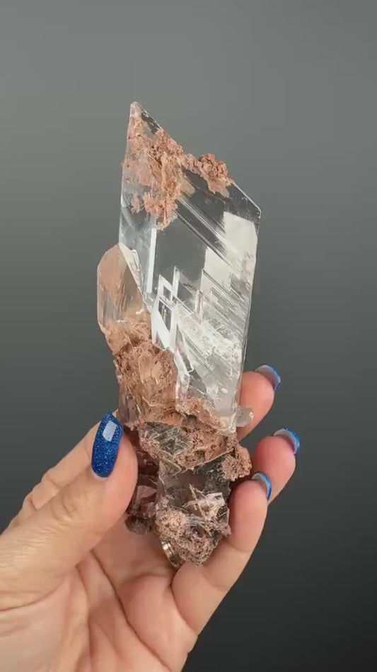Naica Mexico Selenite Crystal,Prismatic Gypsum (Selenite)
