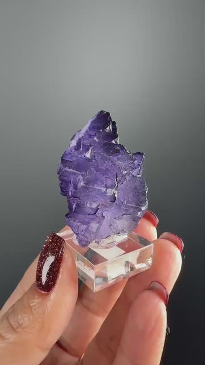 Purple Fluorite Specimen from Tula mine, Muzquiz Mexico