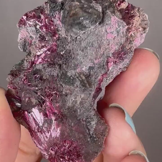 Stunning  Piece of Pink Erythrite Crystal Cluster, Pink Erythrite Crystal