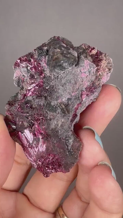 Stunning  Piece of Pink Erythrite Crystal Cluster, Pink Erythrite Crystal