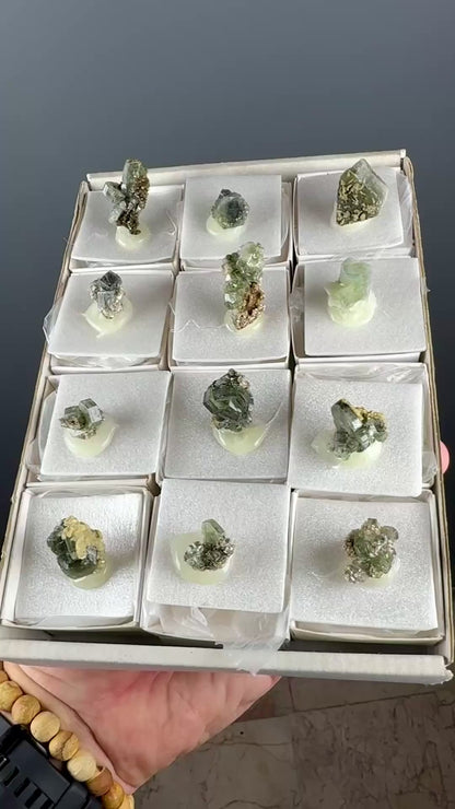 Green Apatite with Muscovite Lot