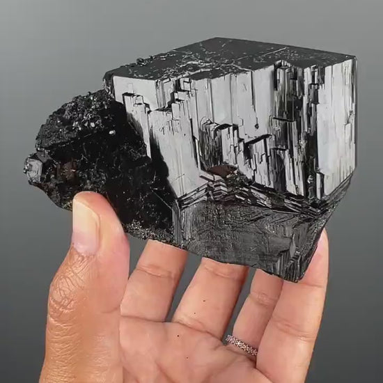 Strong Energy! Large Size Black Tourmaline Crystal