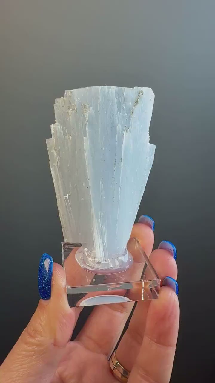 Blue Anhydrite From Mexico