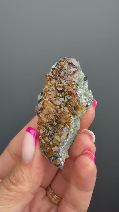 Beautiful Piece! Green Andradite Garnet Specimen