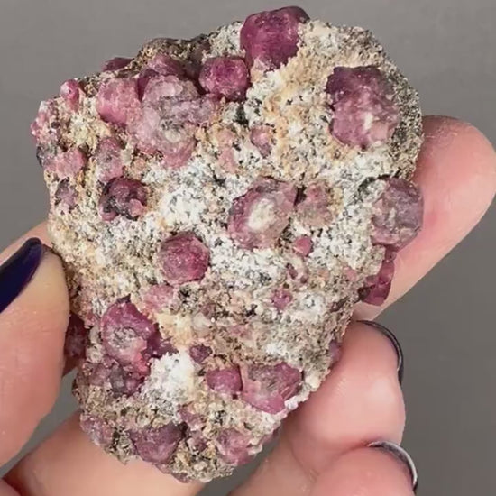 Good Piece!!! Raspberry Garnet Mineral Specimen