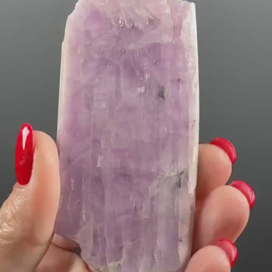 Pink Kunzite Crystal Slab
