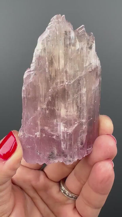 Gemmy Pink Kunzite Crystal from Brazil