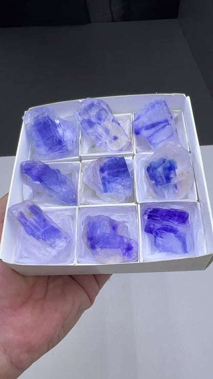 Blue Halite Crystal Lot