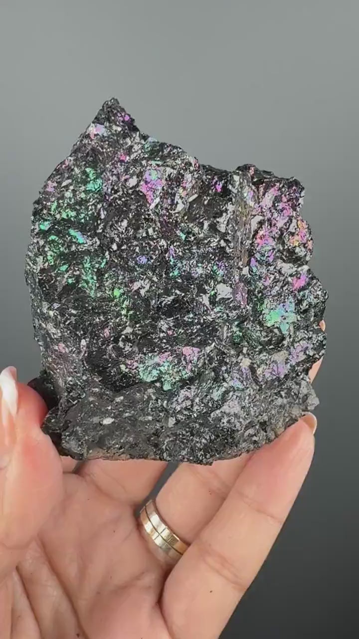 Rare ! Rainbow Obsidian Specimen