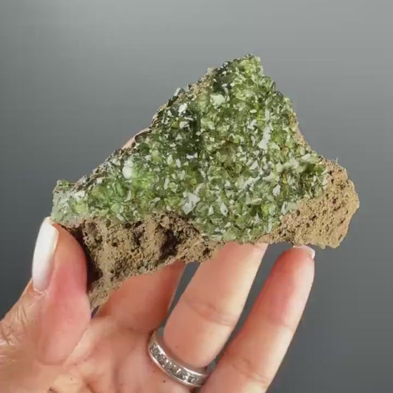 Rare! Green Ludlamite Crystal Mineral Specimen