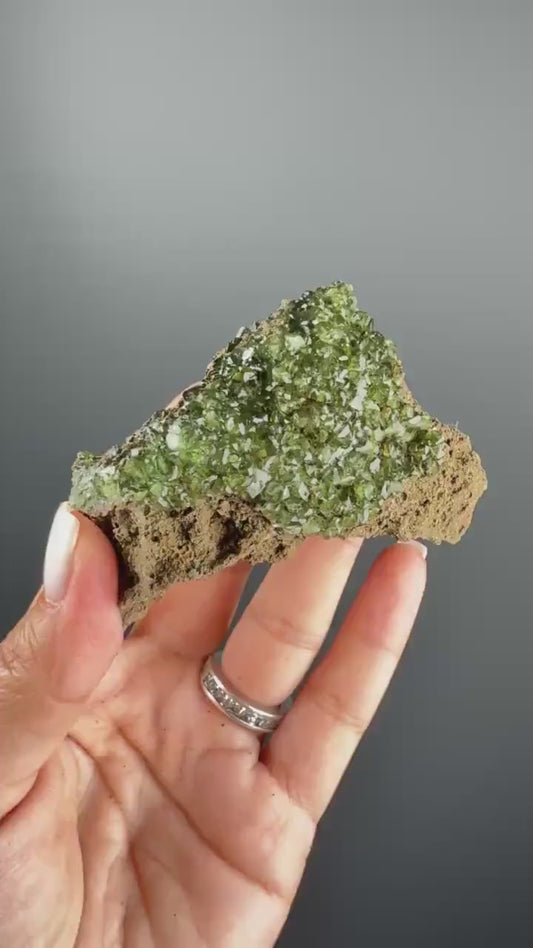 Rare! Green Ludlamite Crystal Mineral Specimen