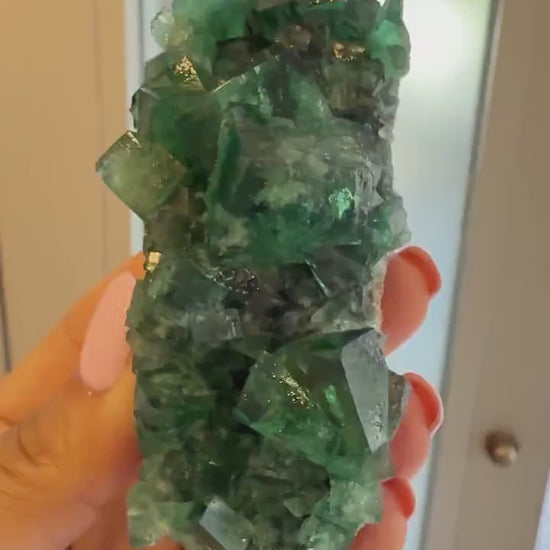 Color Change Green-Purple Fluorite Specimen, Fluorite Crystal
