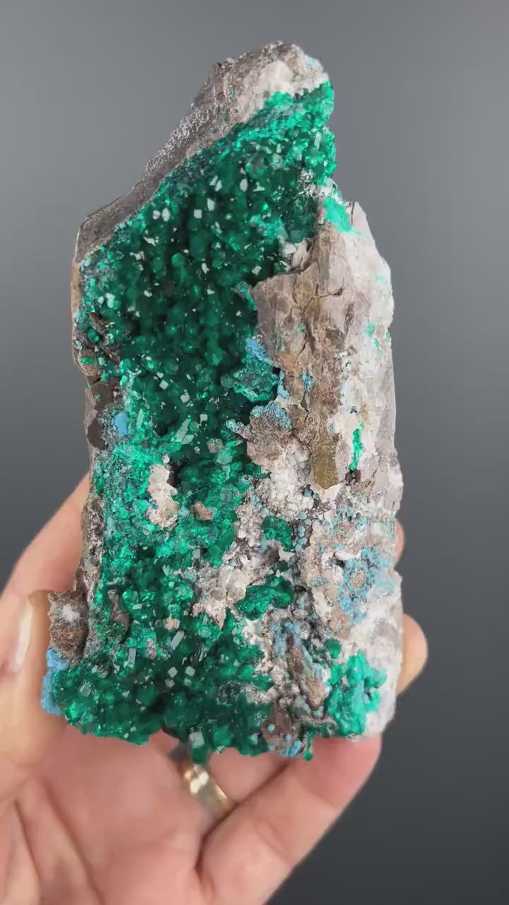 Amazing Piece!Green Dioptase Specimen