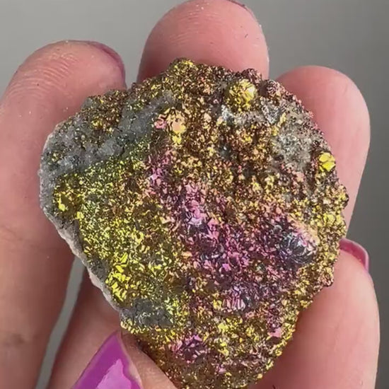 Rainbow Chalcopyrite Mineral Specimen