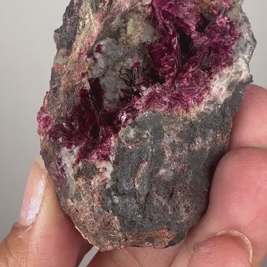 New arrival! Perfect Color Erythrite Crystal Cluster, Pink Erythrite Crystal