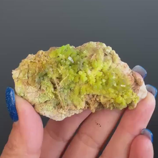 Green Pyromorphite Crystal Specimen