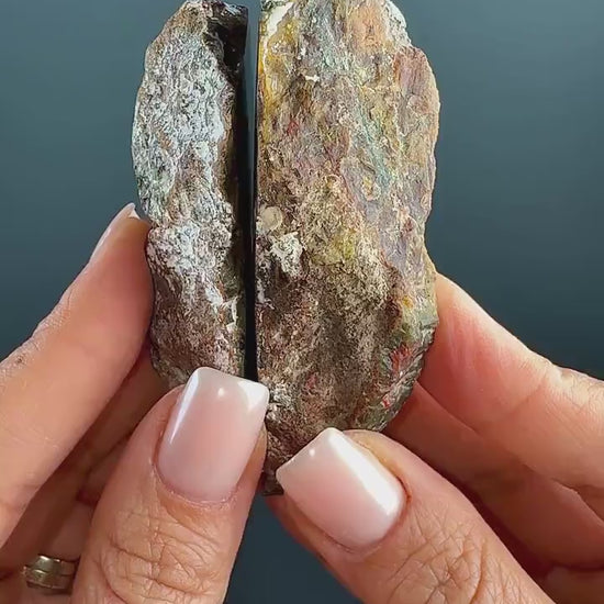 Agate Pairs, Susuz Agate Crystal  from Ankara, Turkey