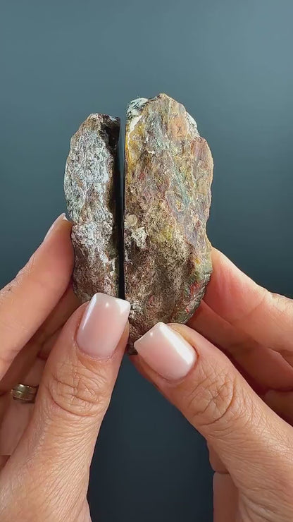 Agate Pairs, Susuz Agate Crystal  from Ankara, Turkey